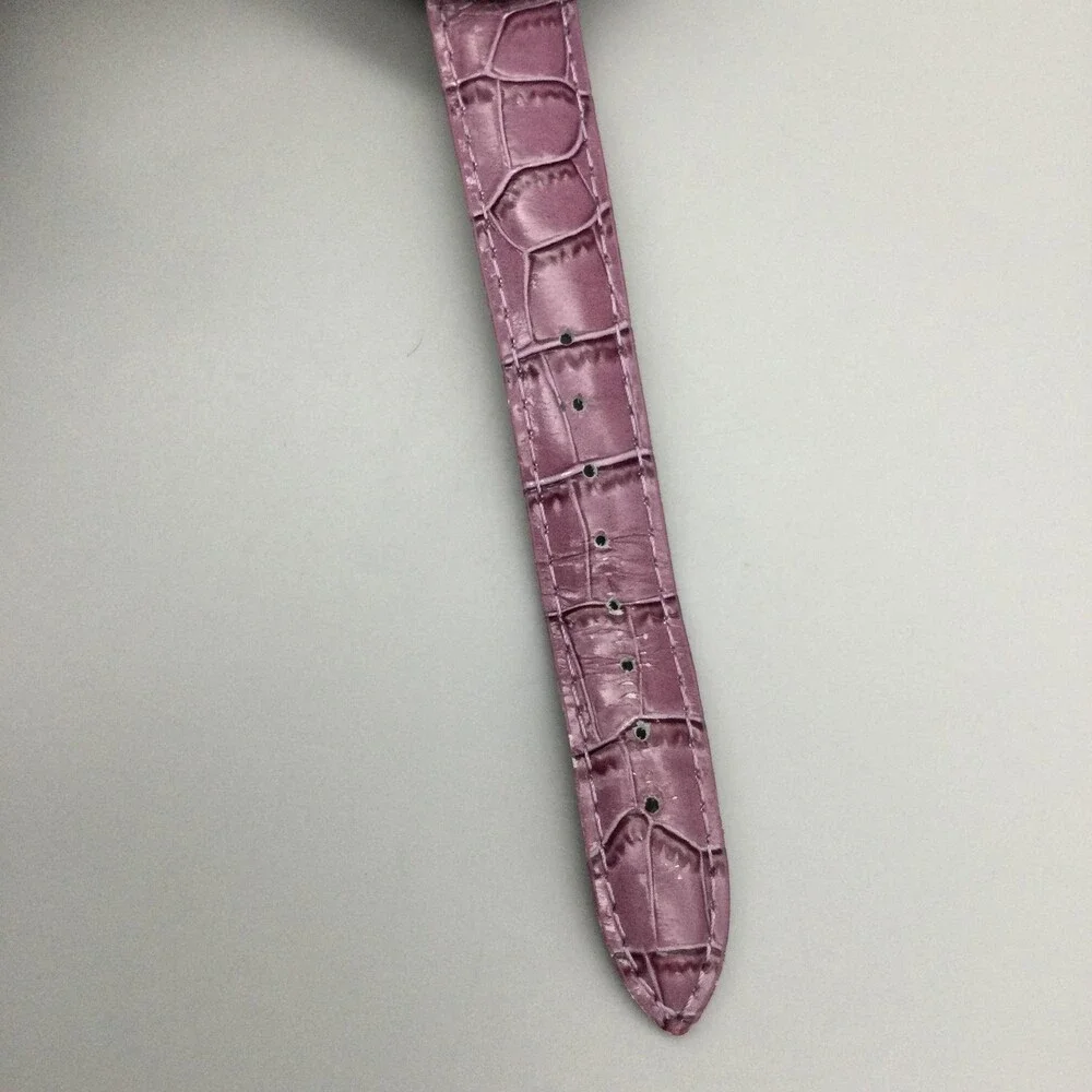 Adrienne Couture Womens Watch 41mm Pink Silver Tone Limited Edition New Battery